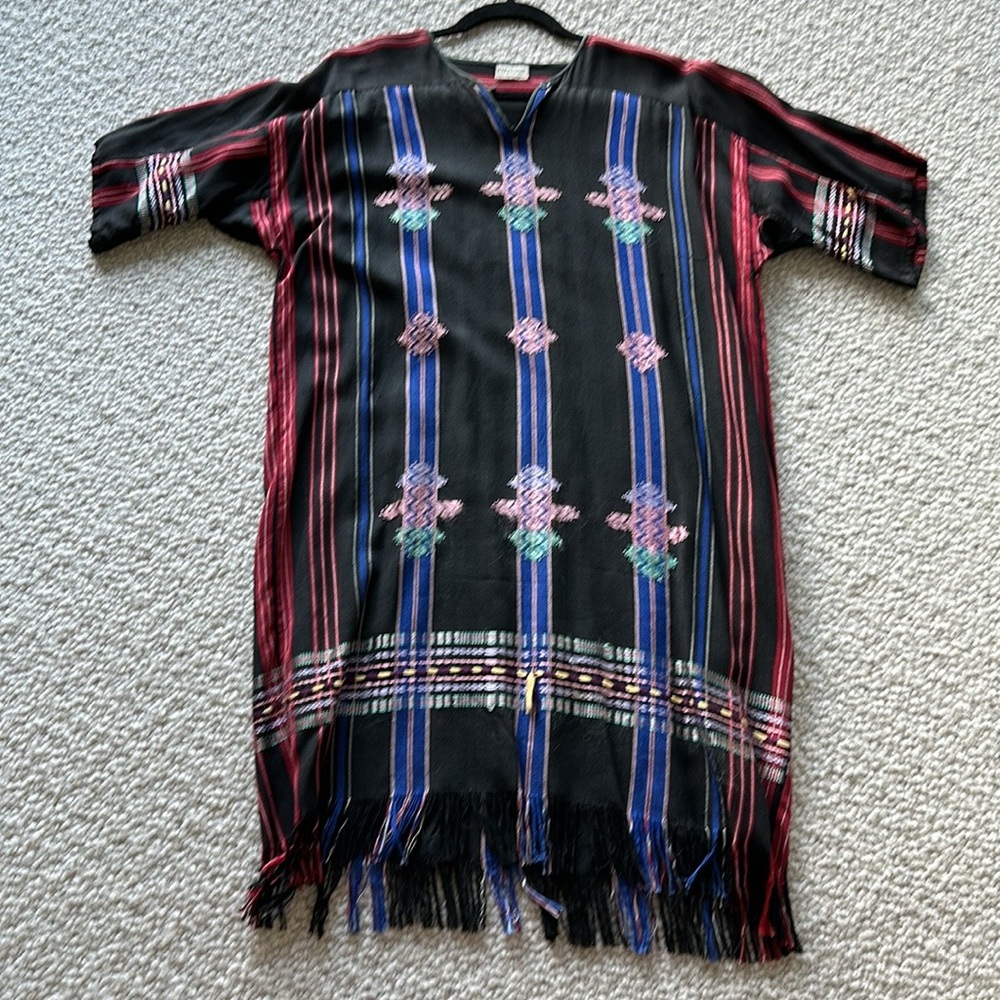 Vintage textile dress. Top seller ⭐️ check out my closet and bundle a deal!